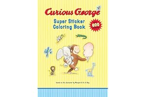 Curious George Super Sticker Coloring Book