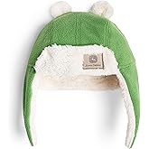John Deere Kids Beanie Winter Hat with Ear Flaps Toddler Size
