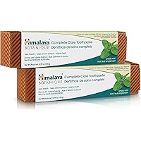 Himalaya Botanique Complete Care Toothpaste, Simply Mint, for Brighter Teeth and Fresh Breath, Natural, Fluoride-Free & SLS F