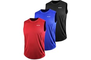 NELEUS Men's Dry Fit Workout Running Muscle Tank Top