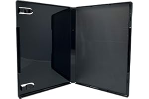 (6) CheckOutStore Plastic Storage Cases with Magnet for Metal Framelits, Thinlits or Thin Craft Dies (Black - 1/2" Spin)
