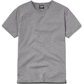 Cuts Clothing Men's Premium AO Crew Neck Casual Short Sleeve T-Shirt | Classic Split-Hem | PYCA Pro Soft Fabric