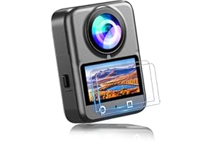 AMAZEAR Screen Protector for DJI OSMO 360 Accessories, Ultra HD Osmo 360 Tempered Glass, 9H Hardness Anti-Fingerprint Scratch