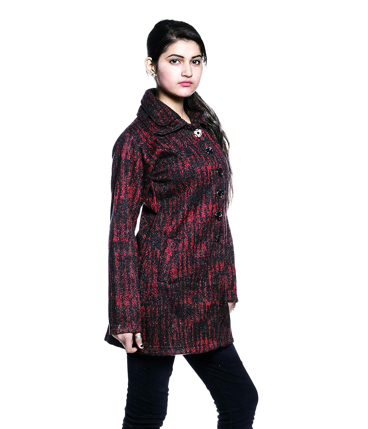 pilot full sleeve coat style woolen women cardigan