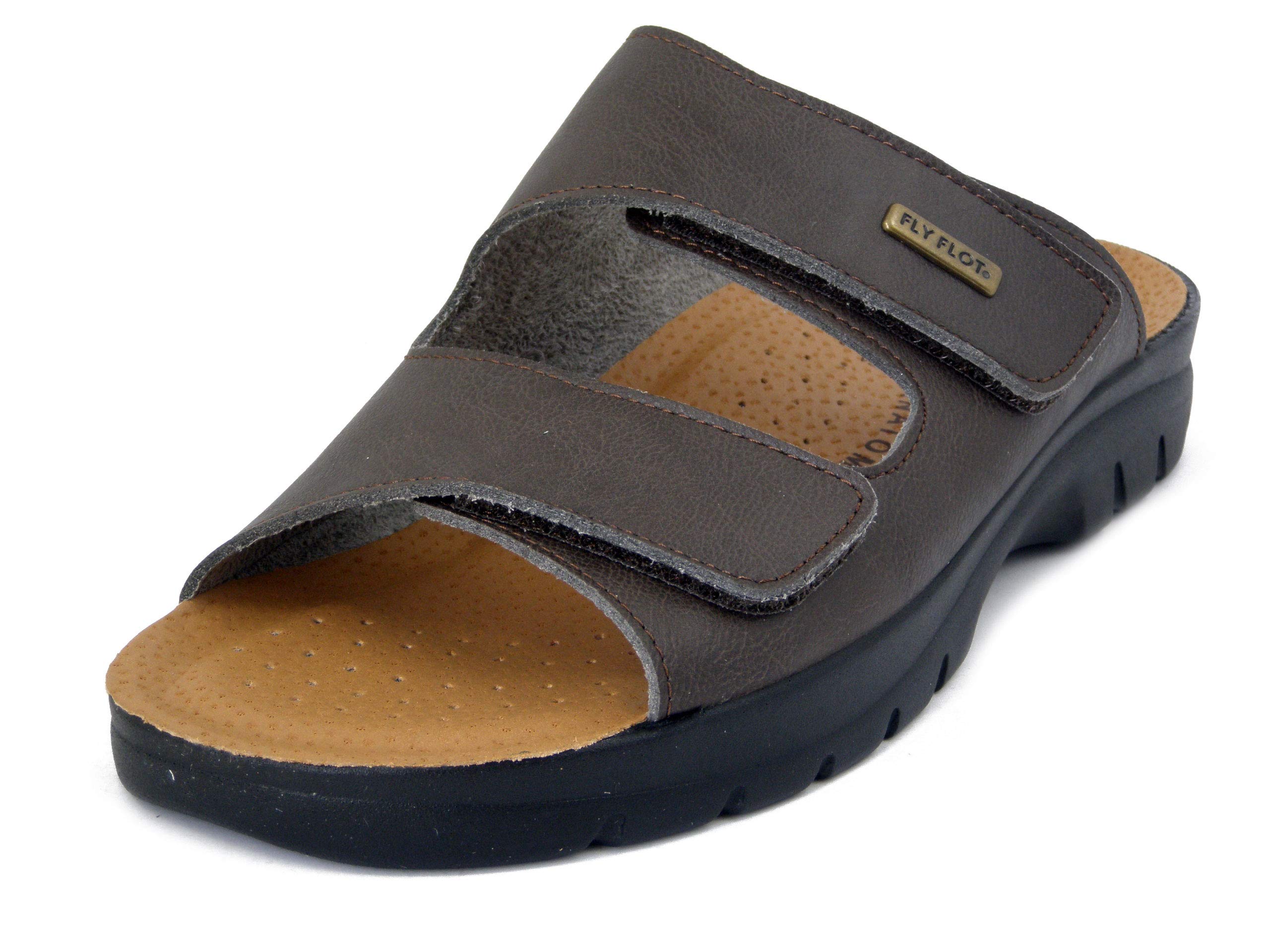 fly flot mens leather slippers