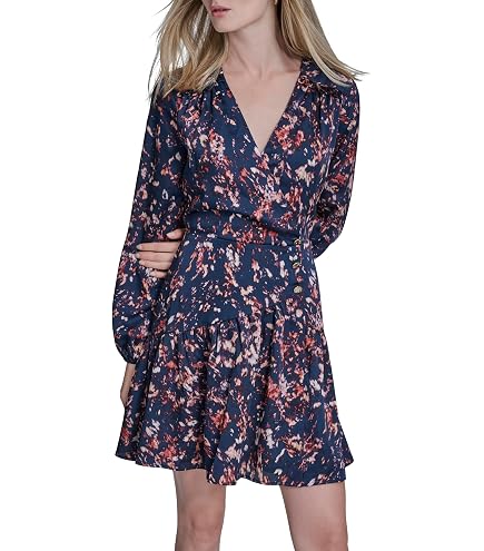bcbg blue floral dress Women's Dress, Coastal Muse Multi, 2 at Amazon Women's Clothing store pu 5/7/26 Custom Cinderella Princess Dress weather weddings or summer Size:24