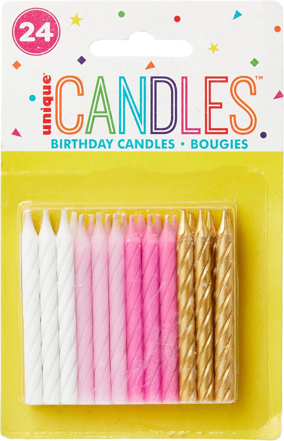 Candles & Holders - Spiral Party Candles - 2.5