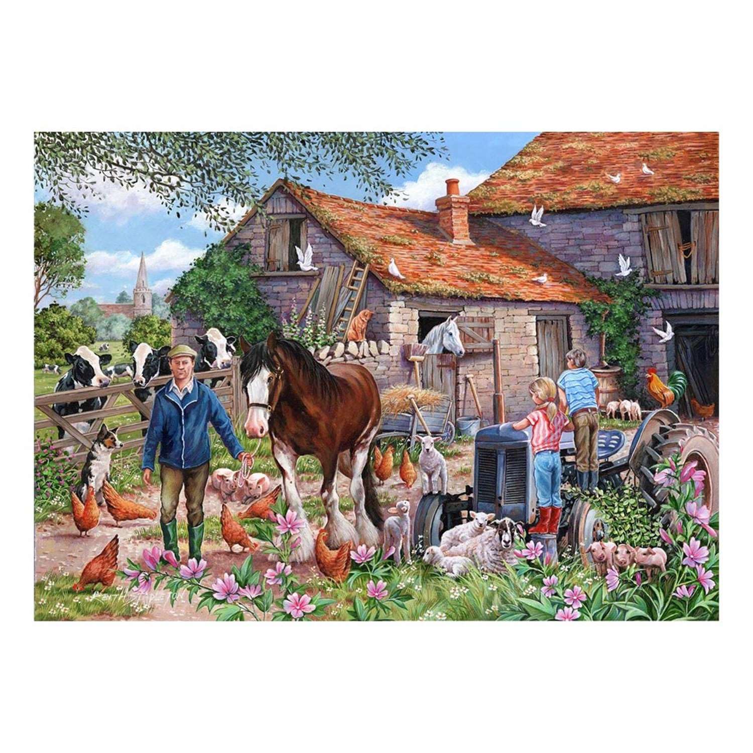 The House of Puzzles - Big 500 Piece Jigsaw Puzzle – MacDonalds Farm — image 1