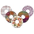 ExpressionMed - Adhesive Patch for Libre 3 (5-Pack) - Made in The USA, Waterproof, Split Backing, CGM Tape (Autumn Style Variety Pack)