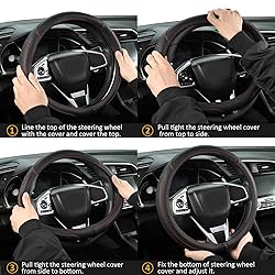 West Llama Customized Auto Car Steering Wheel Cover