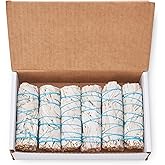 6 Pack White Sage ~ Sage Smudge Sticks for Smudging & Cleansing Energy ~ Bulk/Wholesale ~ Sustainably Grown (6 Pack)