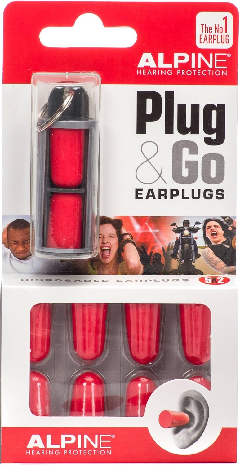 Alpine Plug&Go earplugs Ohrstöpsel, 1er Pack (1 x 1 Paar) Amazon