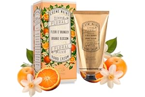 Panier des Sens Orange Blossom Hand Cream with Olive Oil - Nourishing Hand Cream for Dry Cracked Hands 97% Natural Ingredients - Dermatologically Tested Hand Lotion for Woman Made in France, 2.5 fl oz