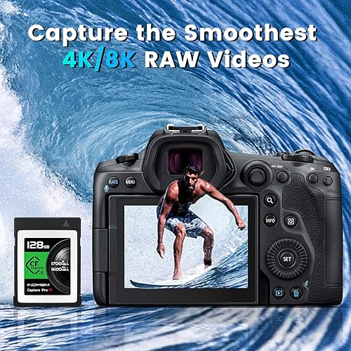 128GB CFexpress Type B Memory Card, Raw 4K/8K Video Recording,up