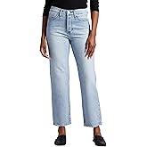 Jag Jeans Womens Rachel High Rise Relaxed Tapered Leg Jeans