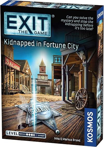 Thames & Kosmos EXIT: Kidnapped in Fortune City Card Game for 1–4 Players