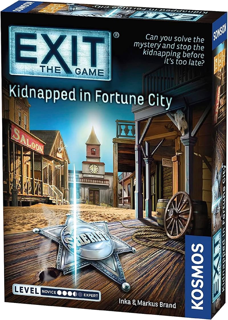 Thames & Kosmos EXIT: Kidnapped in Fortune City Card Game for 1–4 Players