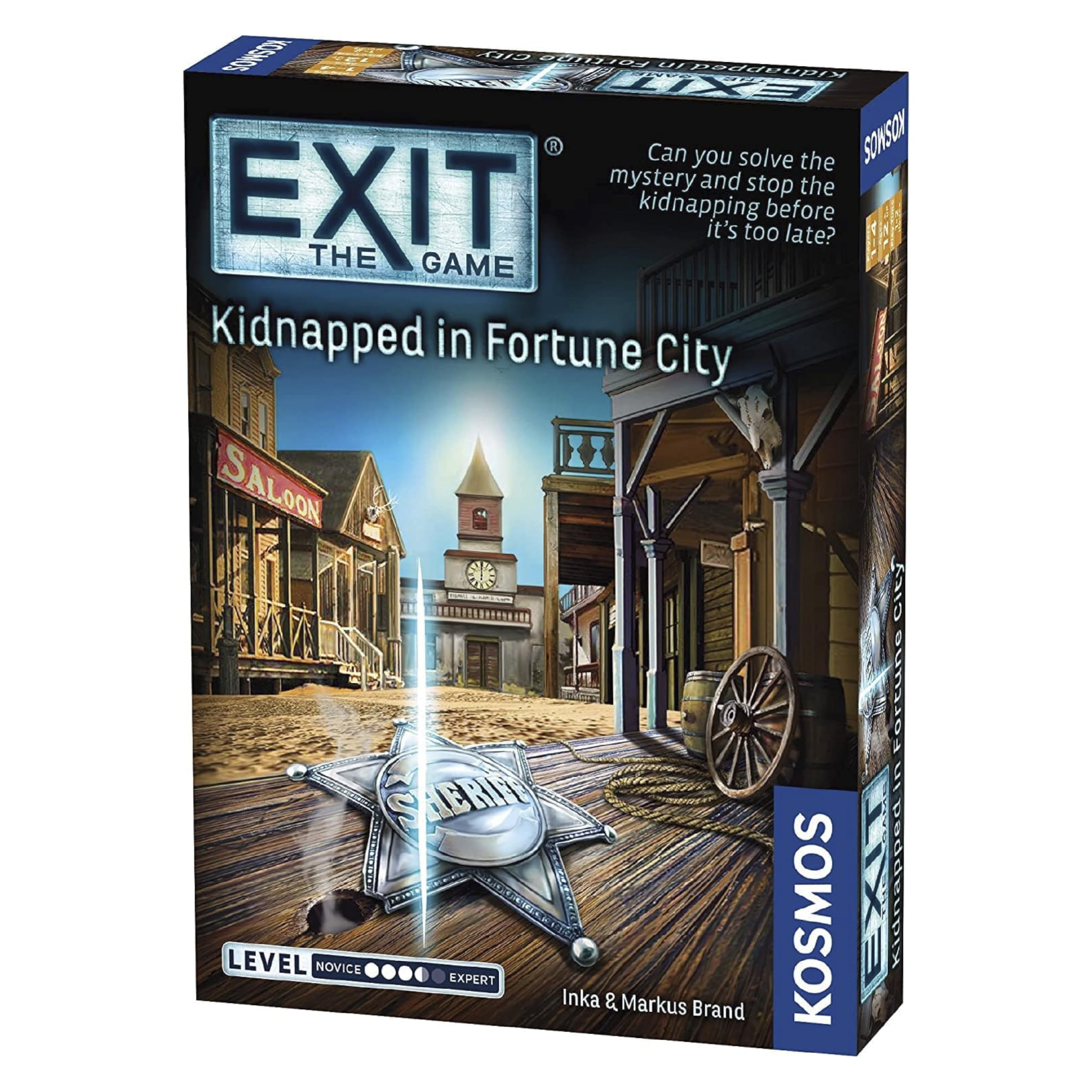Thames & Kosmos EXIT: Kidnapped in Fortune City | Escape Room Card Game | Mystery Puzzle Game for 1–4 Players | Family Game Night for Adults & Kids Age 12+ | Fun Strategy Game | Great For Gifting