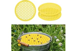 UPATTHUB Bee Watering Station Cup for Watering Bees - 2 Pack EVA Foam Floating Bee Waterer, Butterfly Watering Station & Bee Bath for Outdoor Garden Decor (7.87 Inch)