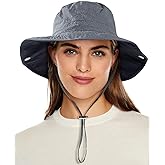 Waterproof Bucket Rain Hat for Women Wide Brim Summer UPF50+ Cowboy Sun Hat Men Foldable Soft Floppy Beach Hat