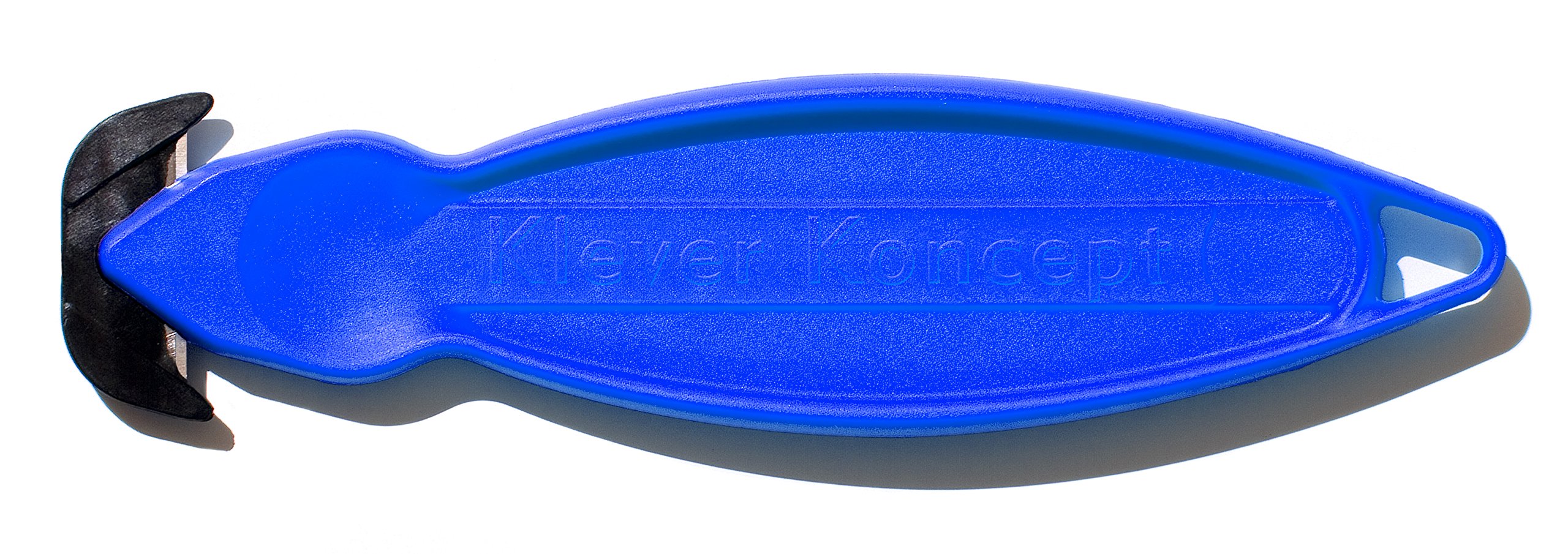 Buy 50/Pack Bulk Klever Kutter, Klever Koncept, Safety Cutter, Box Cutter, Safety (Blue) Online
