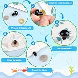 SANNIX Pack of 90 Safety Eyes and Noses for Dolls Plush Toys 12-30 mm view 4