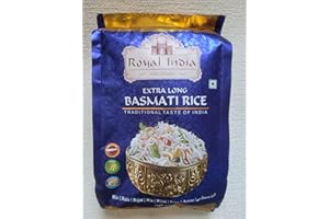Royal India Basmati Rice, Extra Long Grain, 2 lb | Pure White Aromatic Rice | Premium Basmati from India