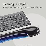 Kensington K62397AM Duo Gel Ergonomic Keyboard Wrist Rest 90x36x480mm Blue view 5