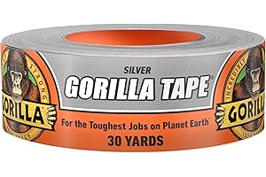 Gorilla Tape Strong Utility Duct Tape, Triple Layer Strength, Indoor & Outdoor, Weather Resistant Shell - 1.88 in x 30 yd (27