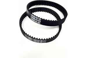 4YOURHOME 2-Pack Geared Drive Vacuum Belt Designed to Fit Dyson DC25 Replaces OEM# 914006-01