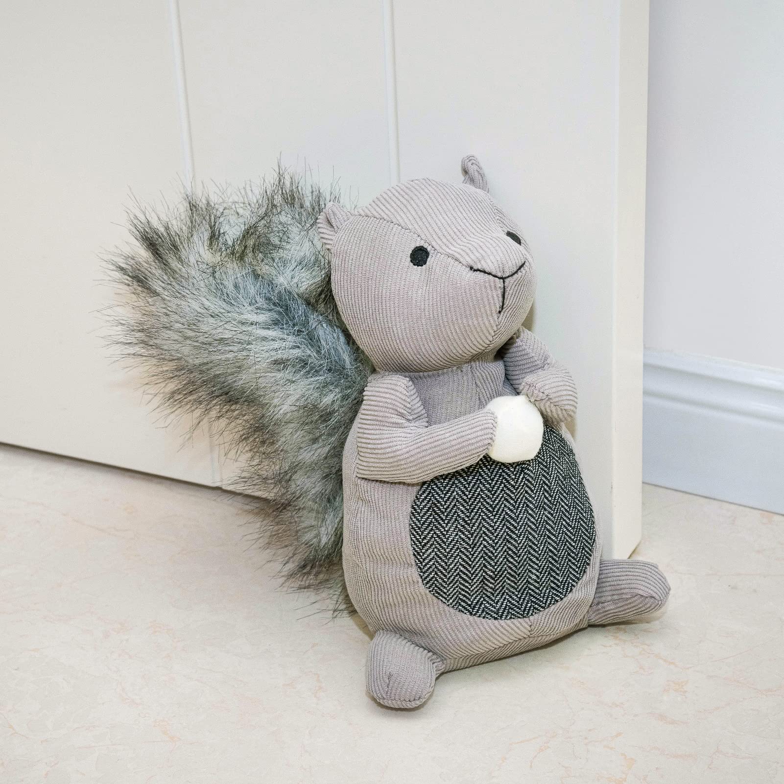 Marwood Cute Door Stopper Decorative Door Stops for Home and Office, Squirrel Weighted Interior Doorstop Fabric Stuffed Animal Door Stopper Floor Decorative — image 1