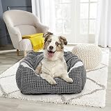 JOEJOY Rectangle Dog Bed Hooded Cave Cushion Large Pet Bed 76x61x23 cm view 7