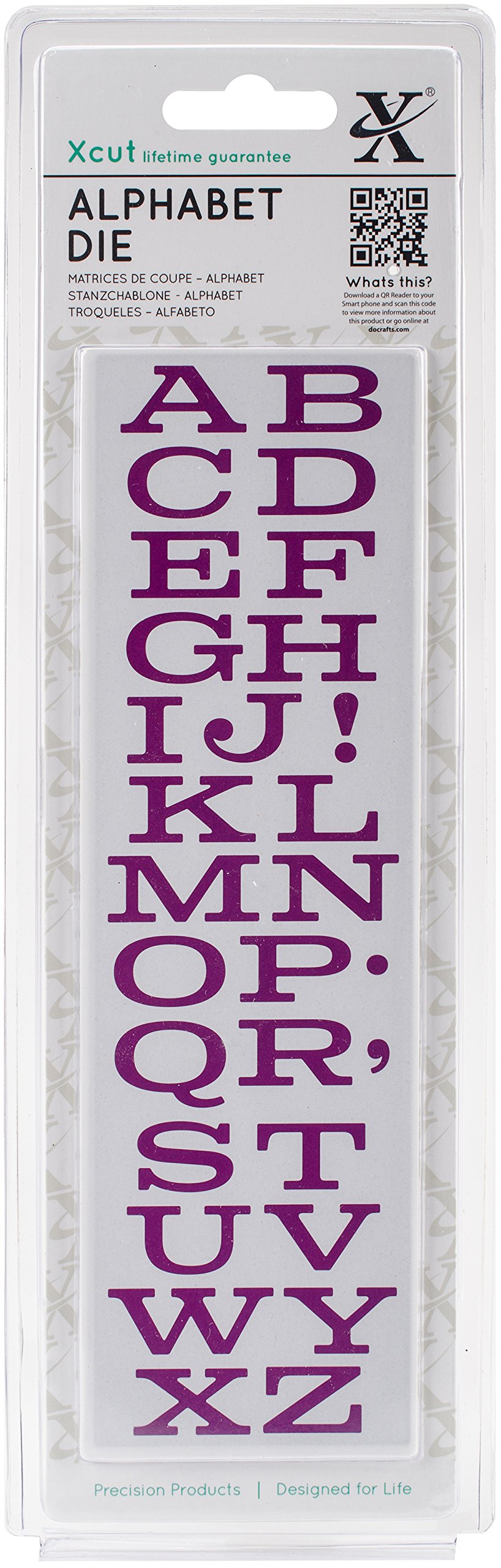 Xcut Alphabet Dies Mid West, Carbon Steel, Art & Craft, Carbon Cutting Tool Supplies, For Beautiful Decoration, Card Making Gift Tag, Wrapping, Scrapbooking, Invitations, Crafters Companion