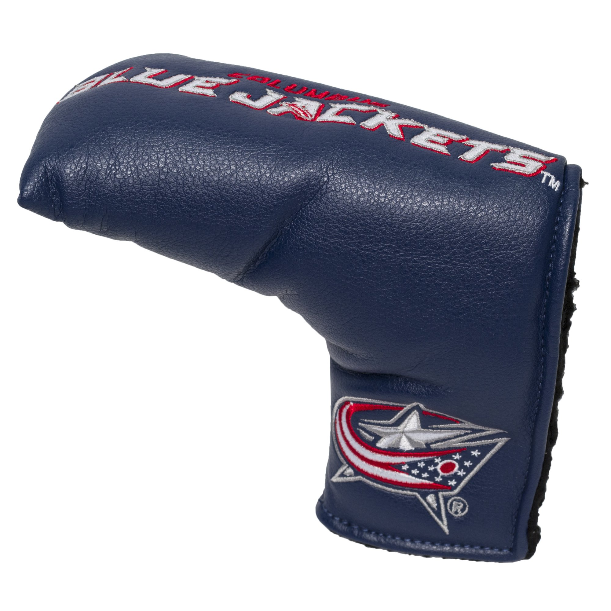 Team Golf NHL Columbus Blue Jackets Vintage Blade Putter Cover Golf Club Vintage Blade Putter Headcover, Form Fitting Design, Fits Scotty Cameron, Taylormade, Odyssey, Titleist, Ping, Callaway