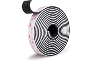 NDCADHESIVE Dual Lock SJ3550 Made of 3M Heavy Duty Reclosable Fastener 1/2" x 7.5Ft Industrial Strength Mounting Strips Self Mating Interlocking Hook with Strong Adhesive for Indoor Outdoor Home Office Deco