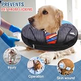 BEAUTYZOO Inflatable Dog Cone Collar Large, Soft Donut Neck Recovery view 7