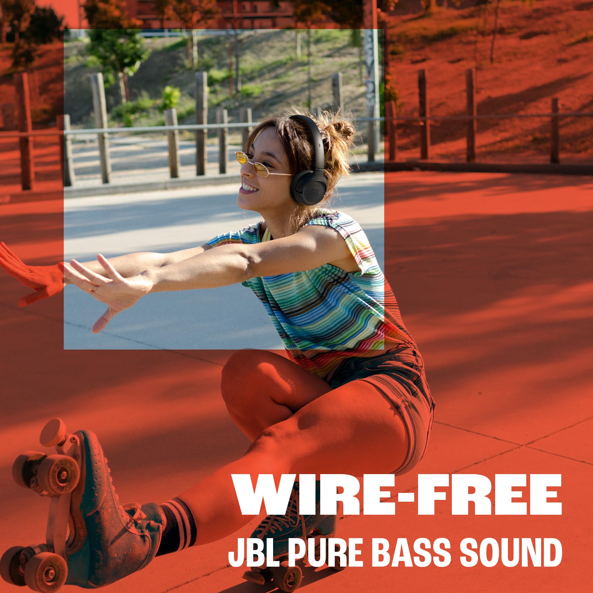 JBL Tune 530 BT Wireless On-Ear Kopfhörermit JBL Pure Bass Sound, Bis zu 76 Stunden Musikwiedergabe, Bluetooth 6.0, leichtem, faltbarem Design, Google Fast Pair, Microsoft Swift Pair, Violett 5