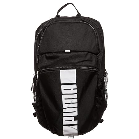 Puma 21 Ltrs Black White Laptop Backpack (7440105)