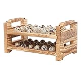 Stackable Wooden Quail & Pigeon Egg Holder