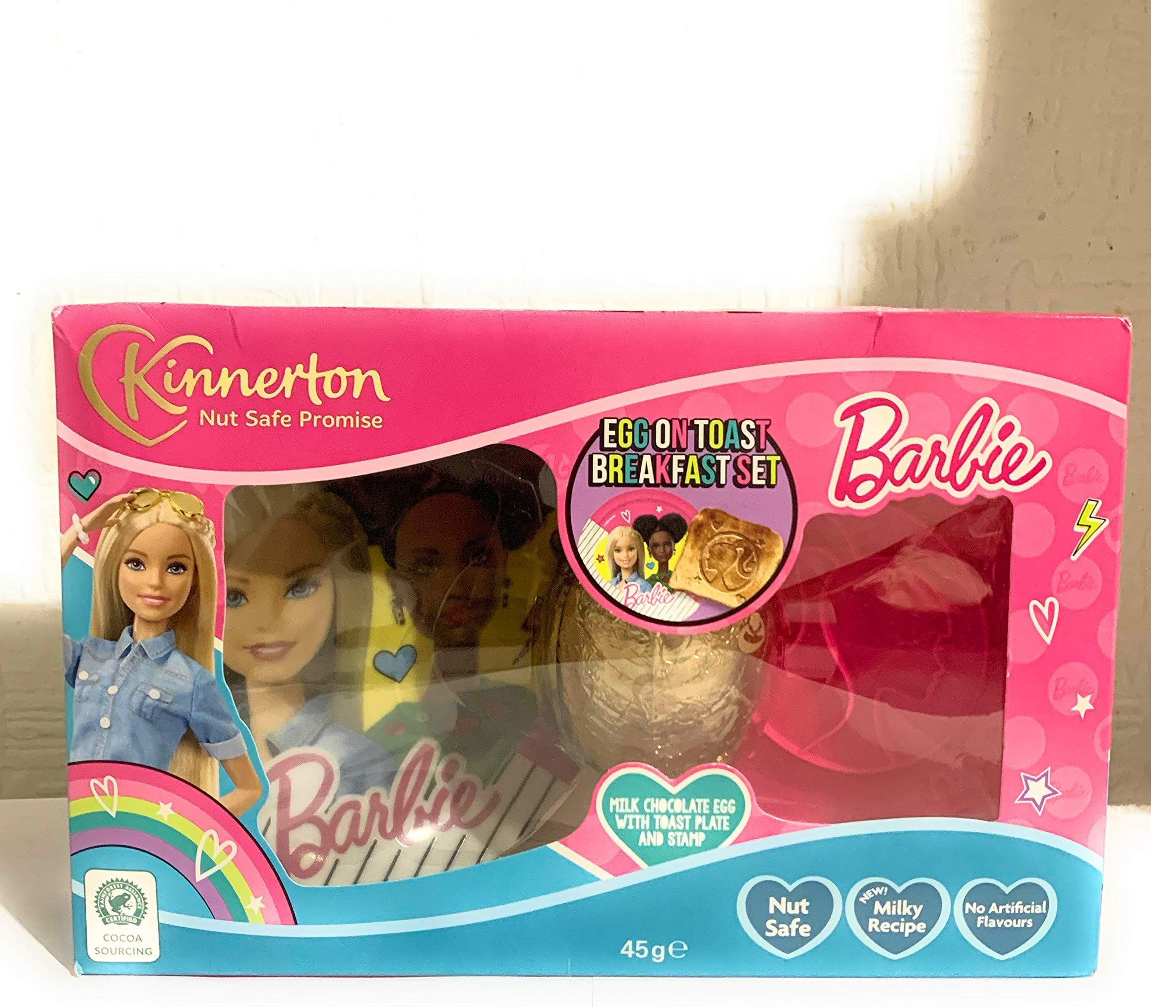Barbie Easter Egg Gift Set. Egg on Toast Breakfast Set. Ideal Easter Gift. Suitable for Vegetarians