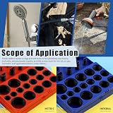 GLARKS 834Pcs O-Ring Assortment Kit Metric SAE Rubber Seals Gaskets Picks Hooks view 7