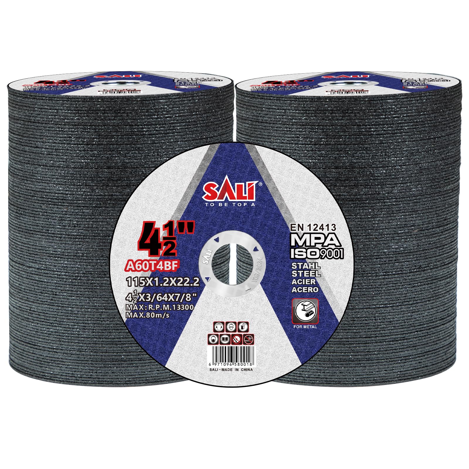 Photo 1 of SALI 200 Pack Cut Off Wheel 4 1/2 Inch Cutting Wheels 4-1/2" x 3/64" x 7/8" for Metal & Stainless Steel, Angle Grinder Cutting Wheel,Cutting Discs with Aggressive Cutting