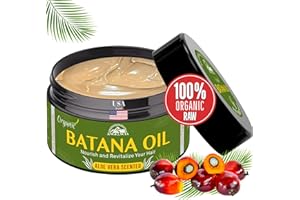 ANGELYCIA Batana Oil For Hair Growth | 100% Organic Raw Batana Oil | Dr. Sebi Batana Oil from Honduras | Nourish Strengthen Prevent Hair Loss | All Hair Types | Batana Oil Organic Hair Mask | Hair Growth Oil