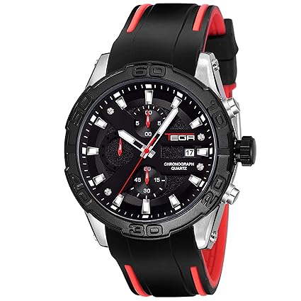 T5502-Black 1X Chronograph with Date Display Racing Series Watch - for Men