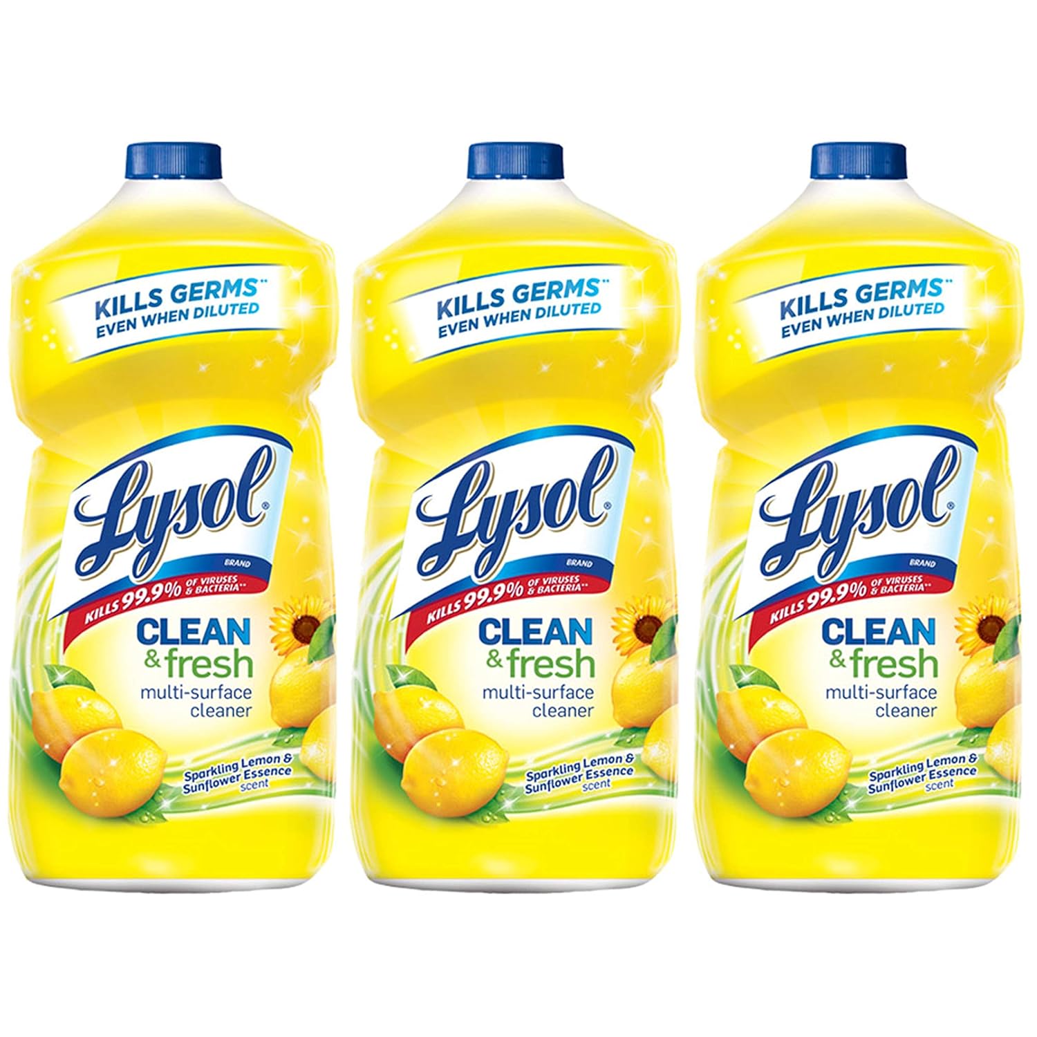 Lysol Clean And Fresh All Purpose Cleaner Lemon Sunflower 40