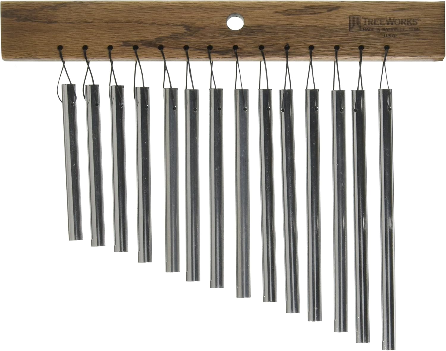 TreeWorks Chimes TRE12 Small Single Row Chime with 12 bars