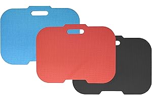 BLACK DUCK BRAND Set of 3 Foam Kneeling Pads - Garden Knee Mat/Gardening Seat Cushion - Quality Comfort! Measures - 15.25in x11.5inx.375in