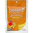 Peeled Snacks Organic Dried Fruit, Mango, 1.23 oz., Pack of 10 – Healthy, Vegan Snacks for On-the-Go, Lunch and More