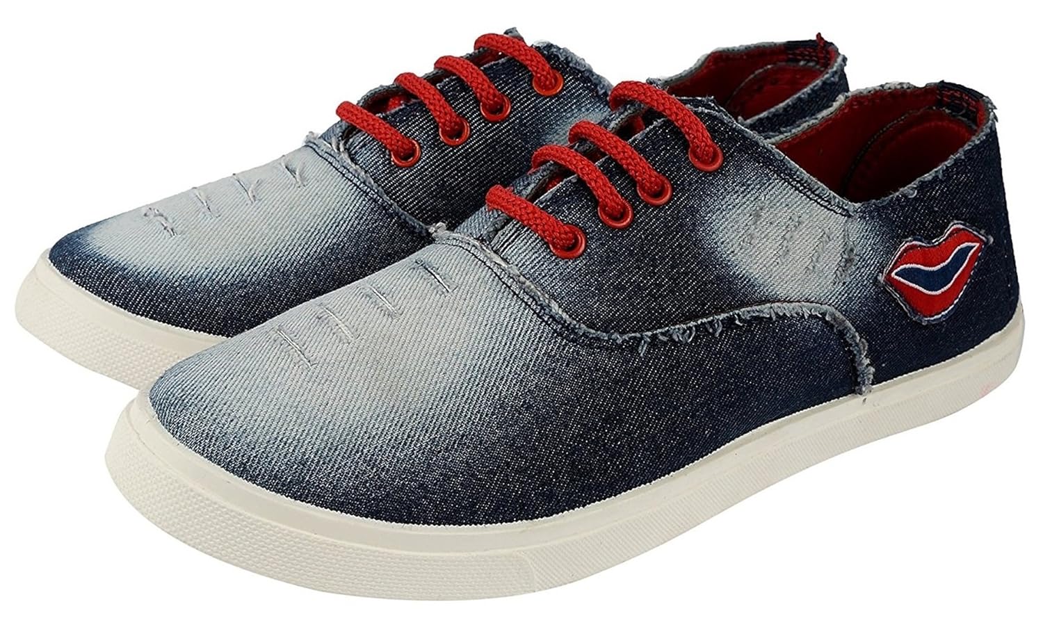 chevit women's denim sneakers shoes (casual shoes)