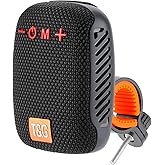 Xbnmex Portable Bluetooth for Bike, IPX5 Waterproof Wireless Traveling Bicycle Speakers, Integrated Design Bicycle Speaker with Loud Sound for Riding, TWS Mini Outdoor Speaker